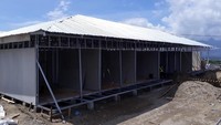 Diperlukan langkah-langkah percepatan pembangunan Huntara yang secara bertahap harus mulai bisa dihuni pada akhir bulan Desember tahun 2018, mengingat sudah memasuki musim hujan sehingga masyarakat bisa pindah dari tenda. Istimewa/Kementerian PUPR.
