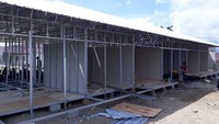 Jumlah unit huntara yang dibangun akan bertambah dengan perkembangan data pengungsi yang membutuhkan. Istimewa/Kementerian PUPR.