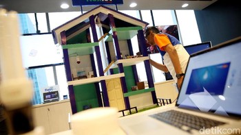 Beberapa IoT yang sudah dan tengah digunakan juga ikut dipajang dan diperkenalkan. Seperti ini salah satunya.