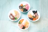 Pingoo Restaurant menawarkan empat varian poke bowl yang nikmat