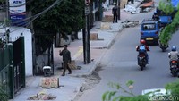 Penampakan ini terlihat di sepanjang jalan Daan Mogot arah Grogol.
