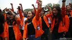Aksi Mahasiswa Tuntut Penuntasan Kasus Semanggi 1