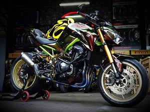 Modifikasi Kawasaki Z900 ala Bunglon, Habis Rp 150 Juta!