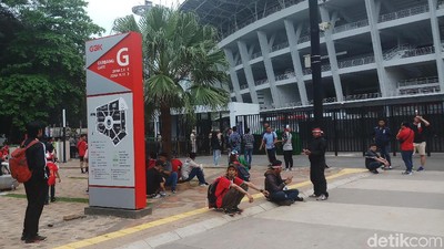 Kurang Merah! Sepinya Penonton Indonesia vs Timor Leste di SUGBK