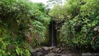 Inilah Air Terjun Kemenuh di Kabupaten Gianyar, Bali. Biasanya aliran air terjun dari sungai di pegunungan. Namun, air terjun ini aliran airnya dari sawah. (Syanti/detikTravel)