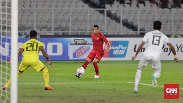 Beto Goncalves tidak mendapat umpan matang di babak pertama.