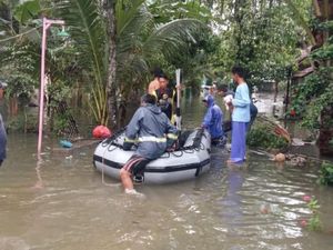 1.200 Jiwa Terdampak Banjir Luapan Sungai Cikidang Pangandaran