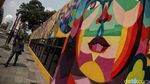 Kerennya Mural Tokoh Seniman di Taman Ismail Marzuki