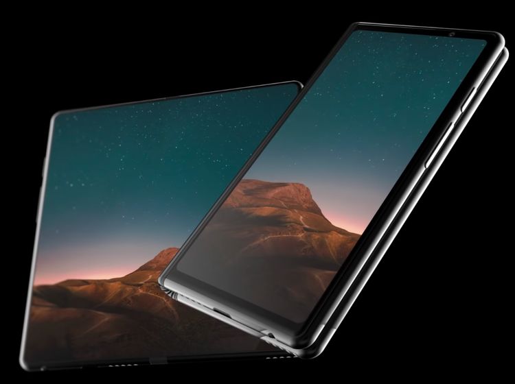 Beginikah Wujud Ponsel Layar Lipat Idaman Galaxy F?