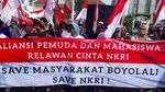 Aksi Mahasiswa Tuntut Prabowo Minta Maaf
