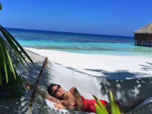 Foto: Liburan ke Pantai Ala Supermodel Berharta Rp 874 Miliar