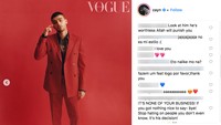 Adapula fans yang sangat kecewa dan menyumpahi hal buruk kepadanya. Dok. Instagram/zayn