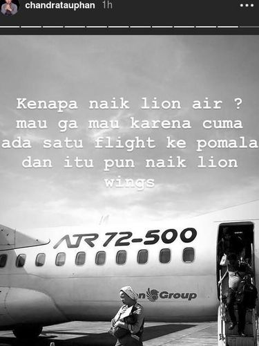 Rusak, Pesawat Lion Air yang Ditumpangi Suami Nina Zatulini Putar Balik
