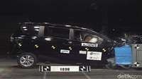 Toyota Sienta mendapatkan rating 5 bintang untuk perlindungan orang dewasa dan 4 bintang untuk perlindungan anak kecil. Namun untuk varian yang tidak memiliki fitur electronic stability control, Sienta hanya mendapatkan rating 4 bintang. Foto: ASEAN NCAP