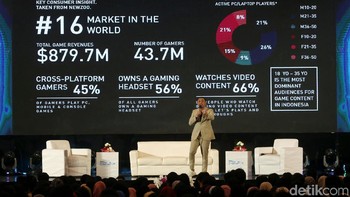 Sebagai Presiden Indonesia E-sports Premier League (IESPL) Giring blak-blakan soal data pemain game di Indonesia.