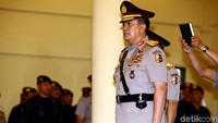 Momen saat Brigjen Mohammad Iqbal diambil sumpahnya saat pelantikan Kadiv Humas Polri.