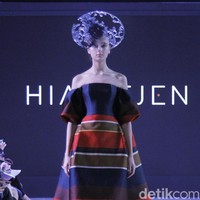 Rancangan terbaru Hian Tjen di IPMI Trend Show 2019, Senayan City, Jakarta, Selasa [13/11/2018]. Foto: Mohammad Abduh/Wolipop