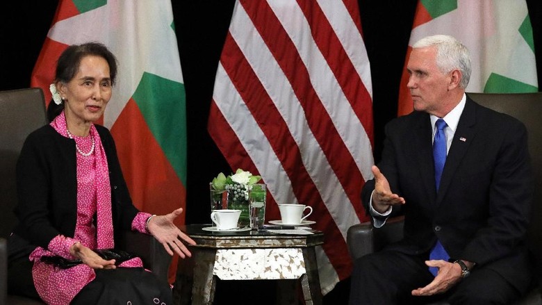 Wapres AS ke Suu Kyi: Kekerasan pada Rohingya Tak Bisa Dibenarkan Wapres AS ke Suu Kyi: Kekerasan pada Rohingya Tak Bisa Dibenarkan