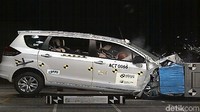 Sama seperti Calya dan Grand Livina, Ertiga model lama mendapatkan rating yang sama yakni 4 bintang untuk perlindungan orang dewasa. Dan perlindungan anak kecilnya pun sama yakni 4 bintang. Foto: ASEAN NCAP