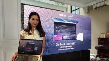 Laptop ini sebelumnya muncul pada gelaran Computex 2018 di Taipei, Juni lalu. Foto: Muhamad Imron Rosyadi/detikINET