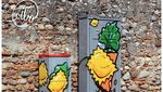 Keren! Seniman Ini Bikin Street Art dengan Tema Makanan Ciamik