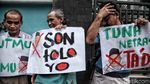 Melihat Aksi Warga Tuna Netra Turun ke Jalan