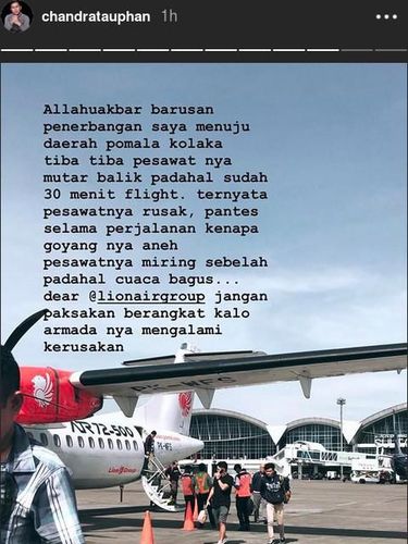 Rusak, Pesawat Lion Air yang Ditumpangi Suami Nina Zatulini Putar Balik