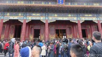 Kawasan Forbidden City merupakan istana bagi 24 kaisar, 14 kaisar dari Dinasti Ming dan 10 kaisar dari Dinasti Qing. (Rita/detikTravel)