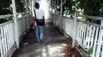 Miris! JPO di Bandengan Indah Rusak, Begini Penampakannya