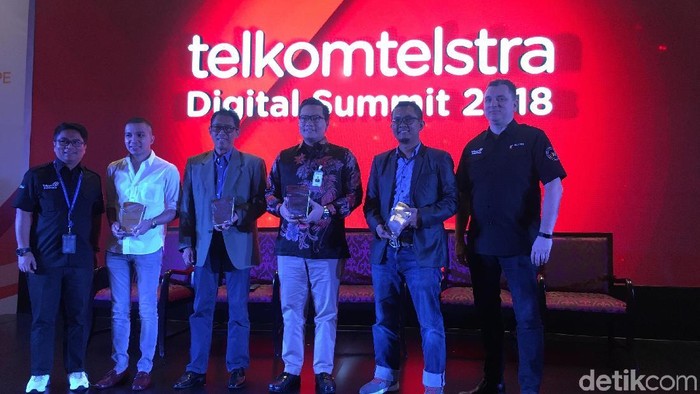 Telkomtelstra Digital Summit 2018 (Foto: Agus Tri Haryanto/detikINET) Telkomtelstra Digital Summit 2018 (Foto: Agus Tri Haryanto/detikINET)