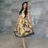 Dan inilah penampilan Miss Indonesia 2018 Alya Nurshabrina dalam gaun buatannya sendiri setelah audisi bakat Miss World 2018. Gaun tersebut rupanya memiliki kejutan di baliknya. Foto: Instagram @alya.nurshabrina