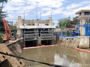 BPBD DKI: Pintu Air Manggarai dan Karet Siaga III