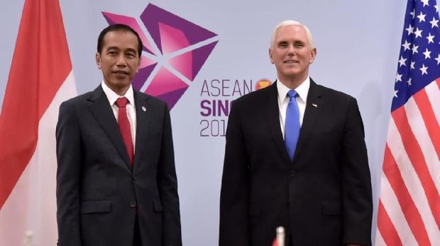 Bertemu Wakil Presiden AS, Jokowi Bahas Kerja Sama di Tiga Bidang