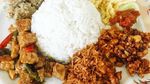 Lapar Berat? Yuk, Sarapan Nasi Langgi, Ramesan Nasi Plus Aneka Lauk