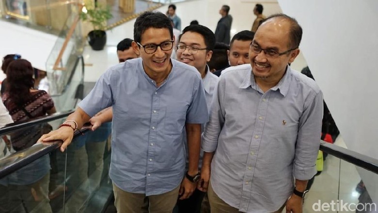 Bertemu Kandidat Wagub DKI, Ini Pesan Sandi Bertemu Kandidat Wagub DKI, Ini Pesan Sandi