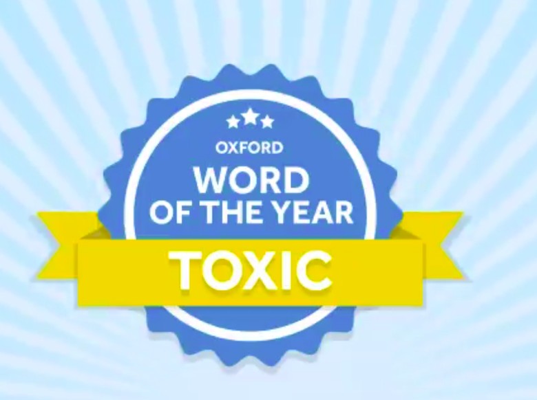 Toxic Dinobatkan Jadi Word of The Year 2018 Kamus Oxford Toxic Dinobatkan Jadi Word of The Year 2018 Kamus Oxford