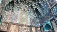 Masjid yang memiliki nama asli Jamul Muslimin itu didirikan pada 1910. Selama Uni Soviet berkuasa, masjid itu ditutup lantaran semua rumah ibadah tak boleh digunakan di masa komunisme. Blue Mosque kemudian menjadi gudang. (Elizabeth Elza/detikTravel)