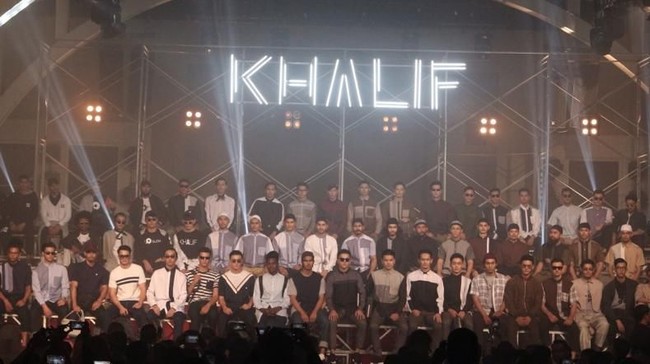 Fashion show Khalif yang digelar di Empirica, Jakarta Selatan, Rabu (14/11/2018), menghadirkan 60 set busana yang diperagakan oleh 60 model pria. Ivan pun mengklaim ini menjadi peragaan pertama dengan jumlah model pria terbanyak. (Foto: Dok. Tim Muara Bagdja)
