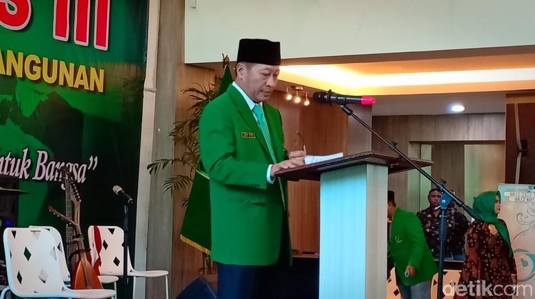 Mukernas, Kader PPP Kubu Muktamar Jakarta Teriak Prabowo Menang Mukernas, Kader PPP Kubu Muktamar Jakarta Teriak Prabowo Menang