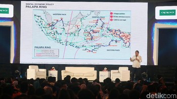 Dalam kesemaptan yang sama, Ia juga berbicara sedikit banyak tentang satelit Palapa.