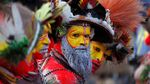 Tari Tradisional Papua Nugini Sambut Kedatangan Presiden China