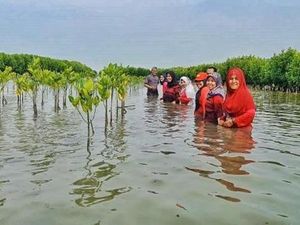 Pantai Bahagia yang Hampir Hilang oleh Abrasi