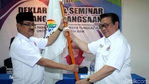 Bersama Pelangi kebangsaan Agung Laksono Deklarasi Dukung Jokowi