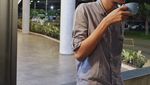 Potret Nabhan Cody, Driver Ojol Ganteng yang Hobi Kulineran dan Minum Kopi