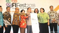 Bambang Brodjonegoro membuka Filantropi Festival (FiFest) 2018.