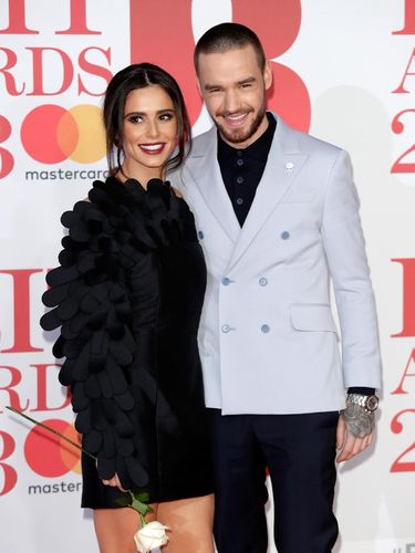 LONDON, ENGLAND - FEBRUARY 21:  *** EDITORIAL USE ONLY IN RELATION TO THE BRIT AWARDS 2018***  Cheryl and Liam Payne attend The BRIT Awards 2018 held at The O2 Arena on February 21, 2018 in London, England.  (Photo by John Phillips/Getty Images)