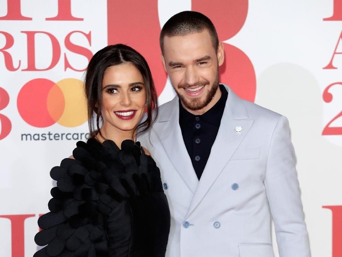 LONDON, ENGLAND - FEBRUARY 21:  *** EDITORIAL USE ONLY IN RELATION TO THE BRIT AWARDS 2018***  Cheryl and Liam Payne attend The BRIT Awards 2018 held at The O2 Arena on February 21, 2018 in London, England.  (Photo by John Phillips/Getty Images)