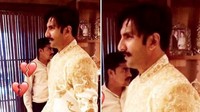 Ranveer tampak gagah dengan busana berwarna putih gading. Dok. Instagram