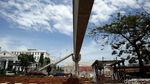 Melihat Proyek Pembangunan JPO Baru di Jakarta Timur