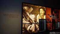 Lokasinya cukup strategis. Dari Flinders Station, traveler menuju ke kanan. Di sepanjang jalan Flinders tersebut adalah letak museum ini (Shinta/detikTravel)